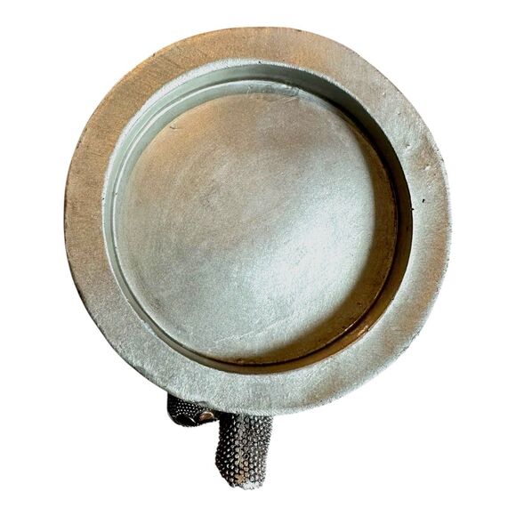 Decorative Jewel Embellished Resin Sitting Egyptian Elephant Candleholder 8" - Picture 11 of 16